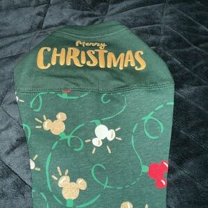 Disney Green Christmas outfit for dog